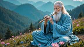 Tibetan Healing Flute • Reduce Stress and Calm The Mind • Stop Overthinking, Meditation