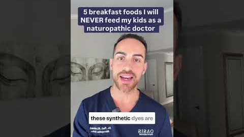 5 Breakfast Foods I Will Never Feed My Kids As A Naturopathic Doctor. #healthtips #nutrition