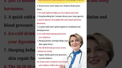 10 Health Hacks No One Ever Told You (But They Actually Work)