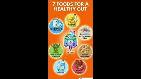 Fix Your Gut Health NOW! The 7 Simple Foods Your Digestive System Needs