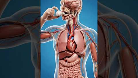 What Happens If Garlic Enters Inside Your Body | Digestion Animation | #healtheffects #sideeffects