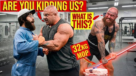 BODYBUILDERS VS CLEANER  | Anatoly GYM PRANK #56