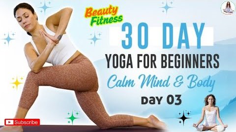 Beginner Yoga at Home | Day-3 | NoEquipment | Full Body Fatloss & Fitness | Healthy & Fitness figure