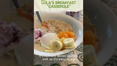 Our elderly parent eats this EVERY MORNING for breakfast (soft food diet breakfast) #elderlycare