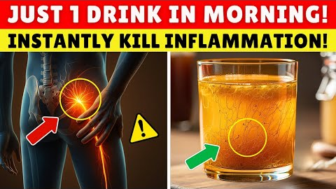 SENIORS, 1 Morning Drink to Instantly Kill Inflammation in Knees & Hips | Senior Health Tips