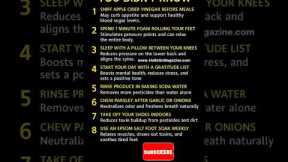 Health Hacks To Live Longer & Feel Better ! Unknown Health Hacks #HealthHacks #shorts