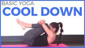 10 minute Basic Yoga Cool Down | Post Workout Yoga Cool Down