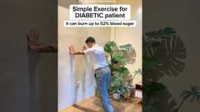 Simple exercise for DIABETIC PATIENT! #diabetes #diabetic #diabeticcare
