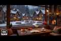 Winter Café Atmosphere With Relaxing