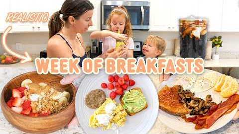 What I ACTUALLY Feed My Kids for Breakfast | Easy + Healthy Morning Ideas