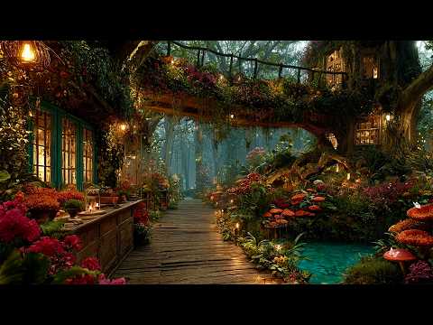 Enchanted Forest Hideaway | Soft Magical Music Fall into Deep Sleep, Reduce Stress, Beat Insomnia
