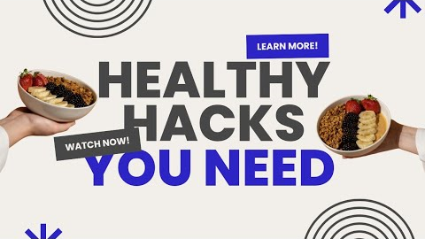Healthy Hacks You Need | Simple Fitness & Lifestyle Tips