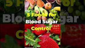 5 Best Foods to Control Diabetes and Lower Blood Sugar # shorts