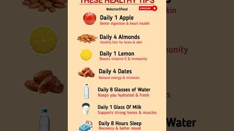 No One Will Tell You These Healthy Daily Habits | Simple Nutrition & Lifestyle Tip #healthylifestyle