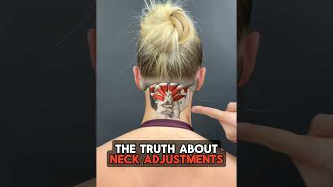 The Truth About NECK Adjustments! #neckpain #neckpainrelief #spine #physicaltherapy #posture