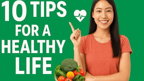10 Tips For A Healthy Life |Health Tips 2025 |Healthy Lifestyle Tips