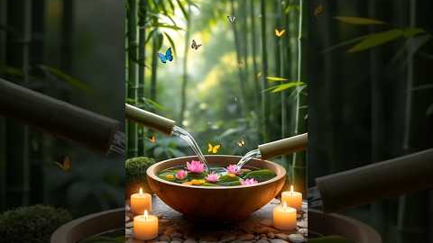 Healing and soft music for stress relief #relax #bamboo1 #relaxing #meditationmusic #softmusic