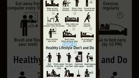 10 Daily Habits for a Healthier Lifestyle 🌞💪 | Must-Try Routine Tips! #healthyroutine #healthysteps