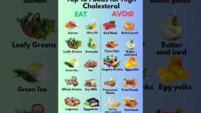 Top 10 Foods to Eat & Avoid for High Cholesterol