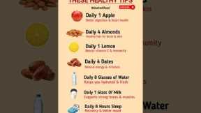 No One Will Tell You These Healthy Daily Habits | Simple Nutrition & Lifestyle Tip #healthylifestyle