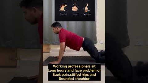 Fix Lower Back and neck Pain FAST 🔥 2 Simple Exercises for Posture & Relief | posture improvement