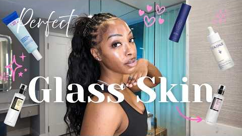 Acne-prone Glass Skin Routine for oily and dry skin.