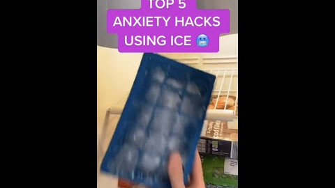 🥶 Top 5 Anxiety Hacks Using Ice 🧊 - Dr Julie #shorts