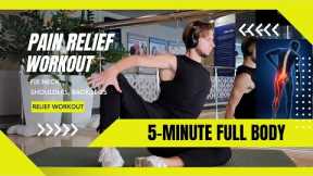 5-Minute Full Body Pain Relief Workout 🔥 Fix Neck, Shoulders, Lower Back & Legs FAST!