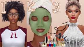 Asmr skin care routine for acne-prone sensitive skin animation