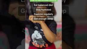 Top 10 tips to stay healthy #youtubeshorts #healthylifestyle  #healthyhabits