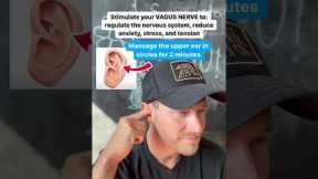 Vagus nerve massage for stress and anxiety RELIEF