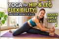 Yoga stretching exercises for hip and 