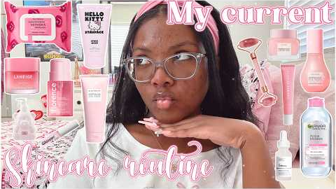 My updated skincare routine!  🌸💕  || For oily, acne-prone skin ♡𝜗𝜚